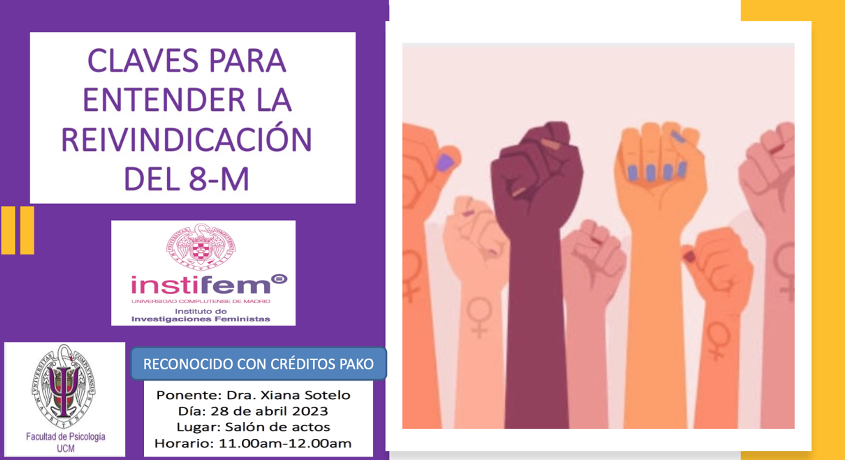 ACTUALIZACIÓN: Conferencia "Claves para comprender el 8M"